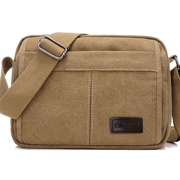 Men's Canvas Bag Messenger Bag Shoulder Messenger Bag Crossbody Bag Canvas Daily Outdoor Blue Black Army Green Khaki