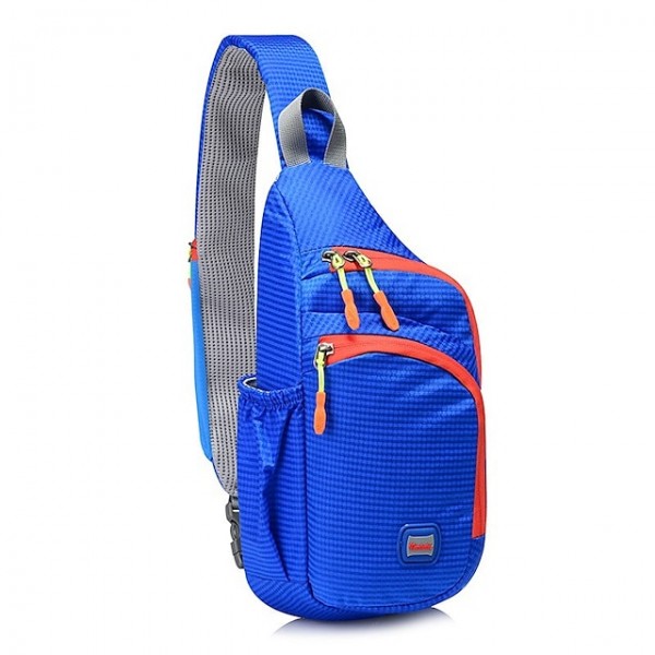 Men's Women's Sling Bags Sling Shoulder Bag Crossbody Bag Shoulder Bag Nylon Zipper Plain Daily Outdoor Green Black Blue Orange